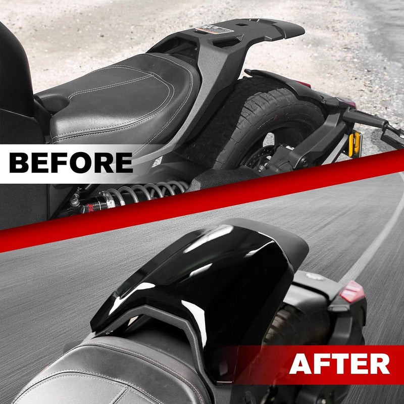 A & UTV PRO Ryker Mono Seat Cowl, Gloss Black Mono Seat Cowl Cover Kit for Can Am Ryker All Models Accessories, Replace OEM # 219401001, 1PCS - Image 5